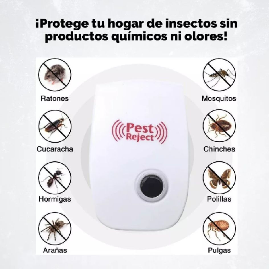 Repelente Ultrasonico de Plagas Potente