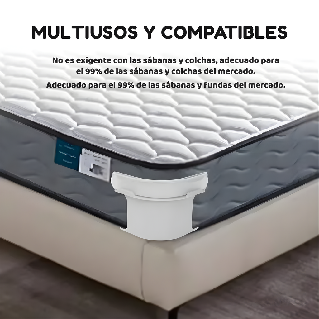 Kit 4 pcs Sujetador De Cama Sostenedor