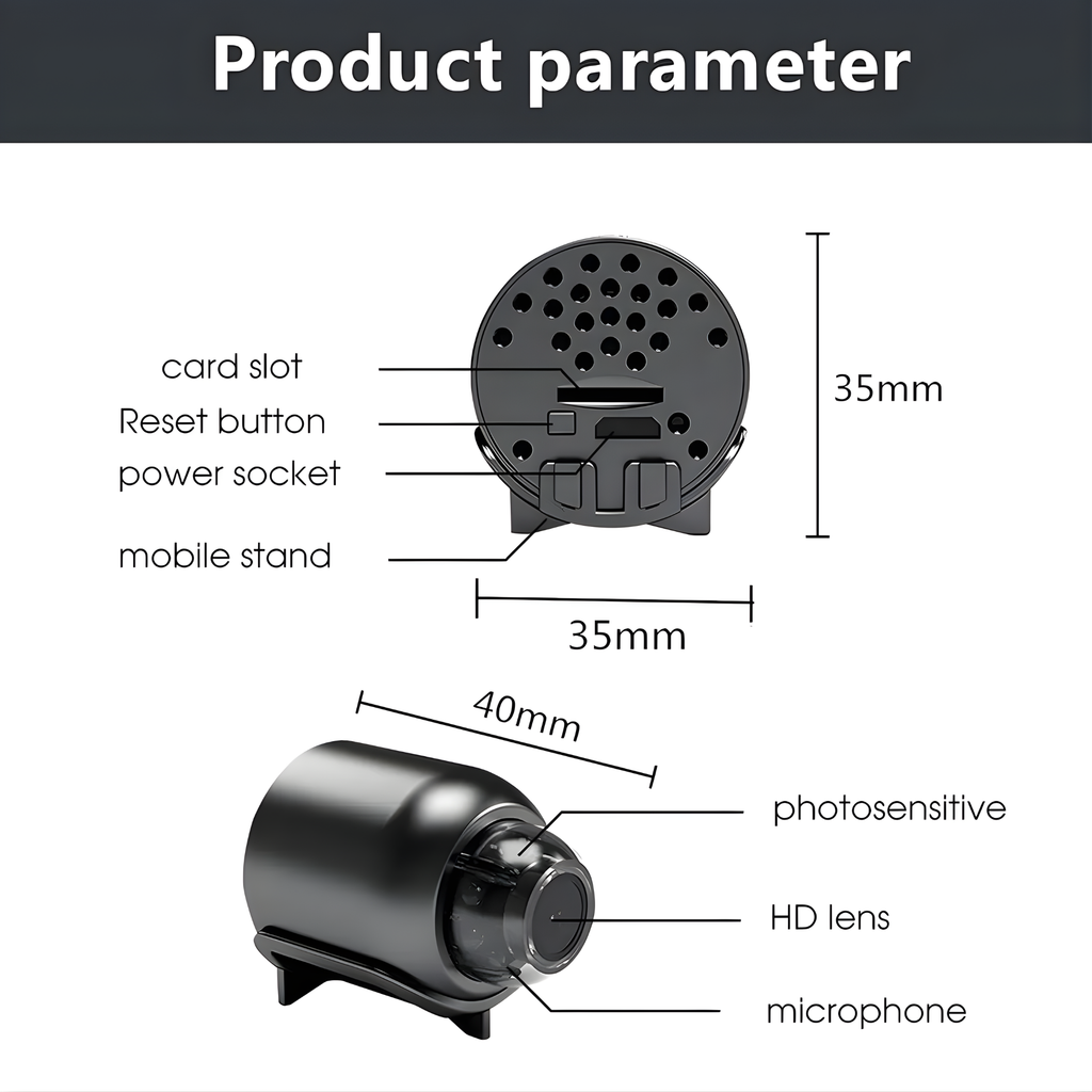Camara Espia Mini Nuevo Modelo 1080p