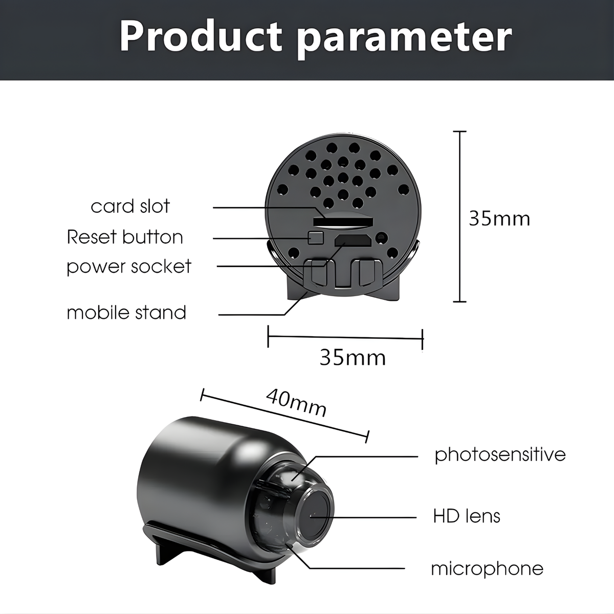 Camara Espia Mini Nuevo Modelo 1080p